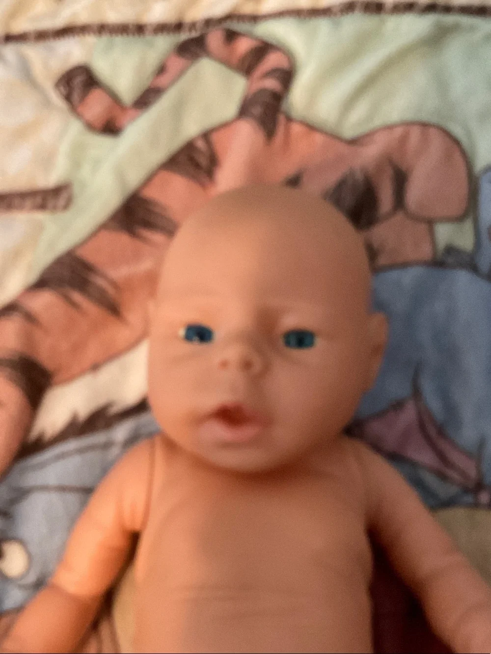 Unbranded Twin Baby Dolls in Flesh Tone - Soft Vinyl Playset